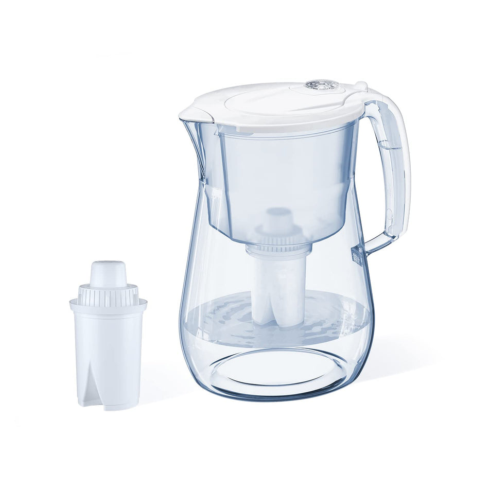Freshsipsupply 12-Cup Water Filtration Jug - White, Includes 1 x B15 Filter